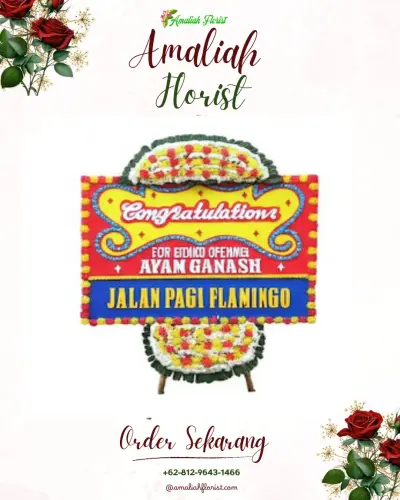 Bunga Papan Congratulation di Pareangirang